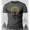 Винтажная мужская футболка с принтом «Лесное дерево» 3D Футболки свободного покроя Ropa Hombre Модные спортивные топы Футболки Уличная повседневная одежда