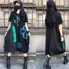 Print Pattern Dress Fashion Patchwork Small Fresh Casual Pullover Goddess Fan Casual Style Loose Summer Dress
