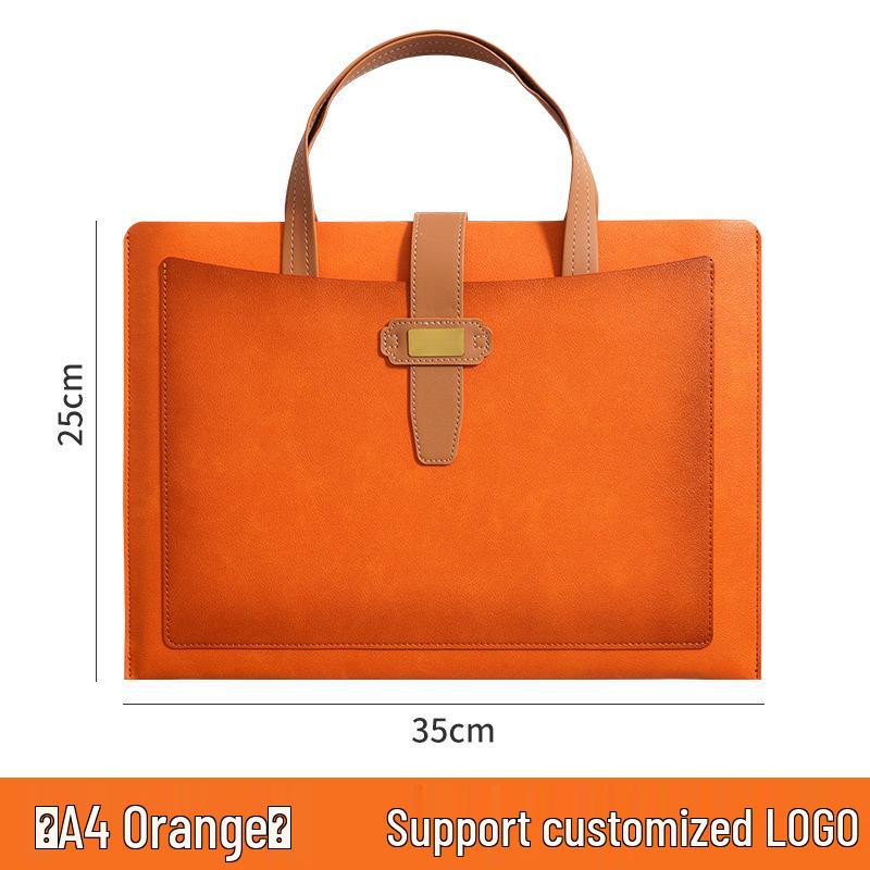Кожаный держатель для документов формата А4 с настраиваемым логотипом