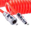1pcs Spring Pipe 3M 6M 9M 12M 15M OD 8mm X ID 5mm Flexible PU Recoil Hose Tube for Compressor Air Tool Collocation Fittings