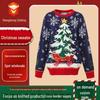 Women's European & American Christmas Tree Snowflake Jacquard Sweater