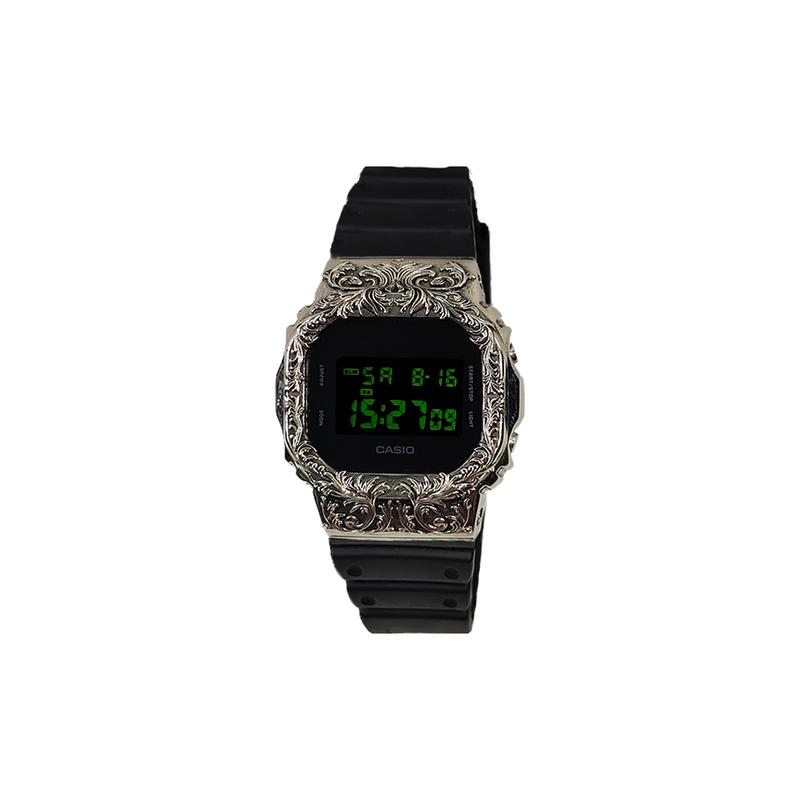 Casio Кастомные часы DW-5600 (Мод Rattan Undercurrent, Кварц, Ремешок из смолы)