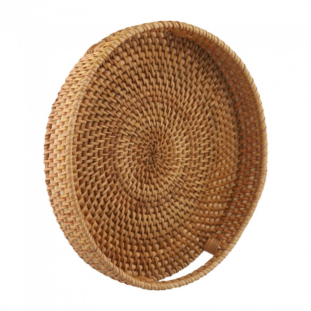 Rattan Tray for Serving and Storage Enhance Your For Home's Rustic Charm