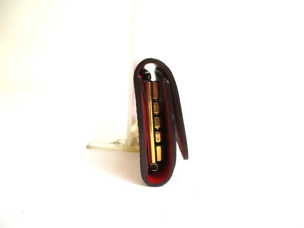 Authentic LOUIS VUITTON Vernis Red Leather Multicles 4 Pics Key Cases #b084  Seller refurbished