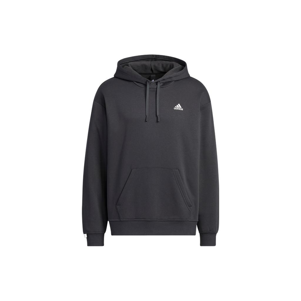 Adidas LABEL Sweatshirts Men's Black Hooded Thickened Regular IB2731