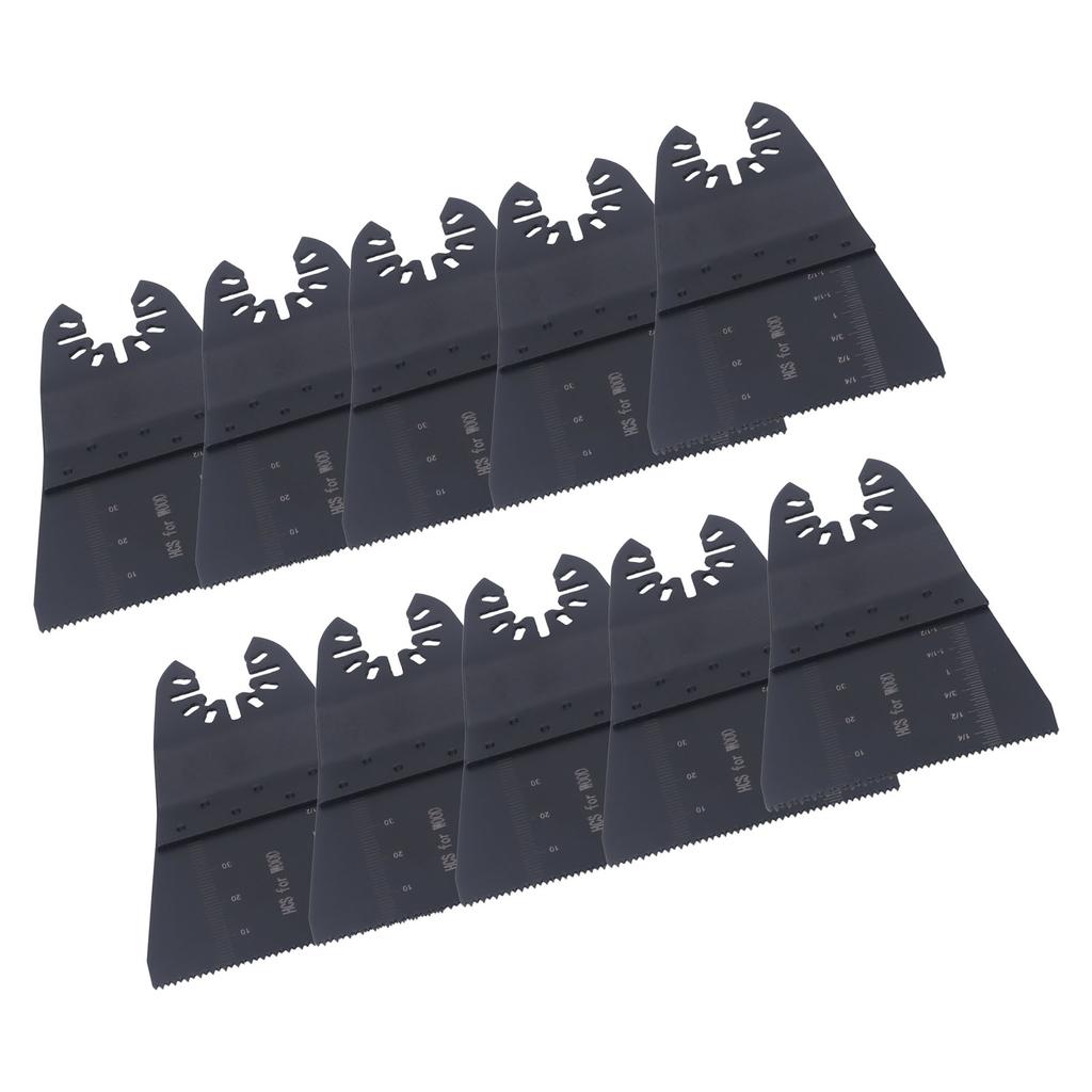 10Pcs Oscillating Tool Blades Universal Saw 65mm Fine Teeth High Carbon Steel Power Hand Tool