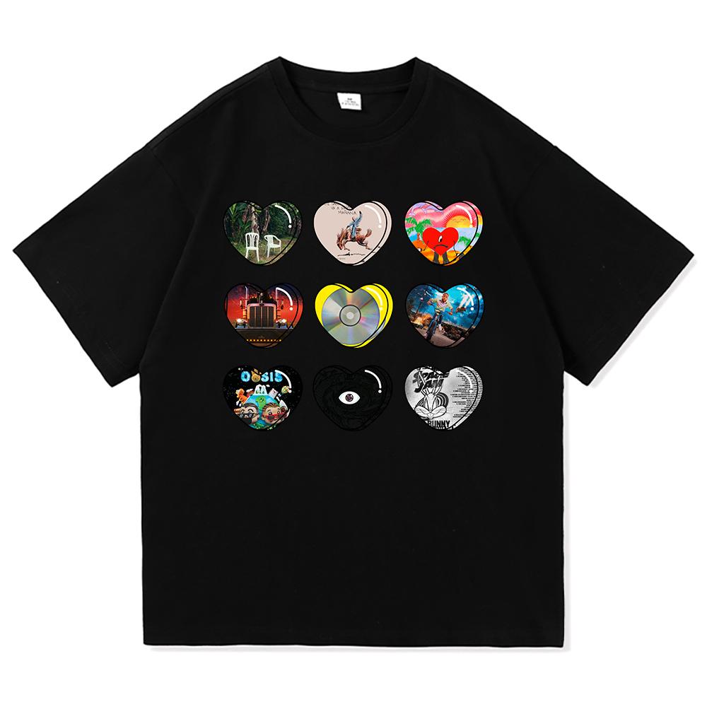 Bad Bunny T Shirt Fashion Unisex Vintage Debí Tirar Más Fotos New Album 2025 TShirt Unisex DeBÍ TiRAR MáS FOToS Cotton Tees Shirts
