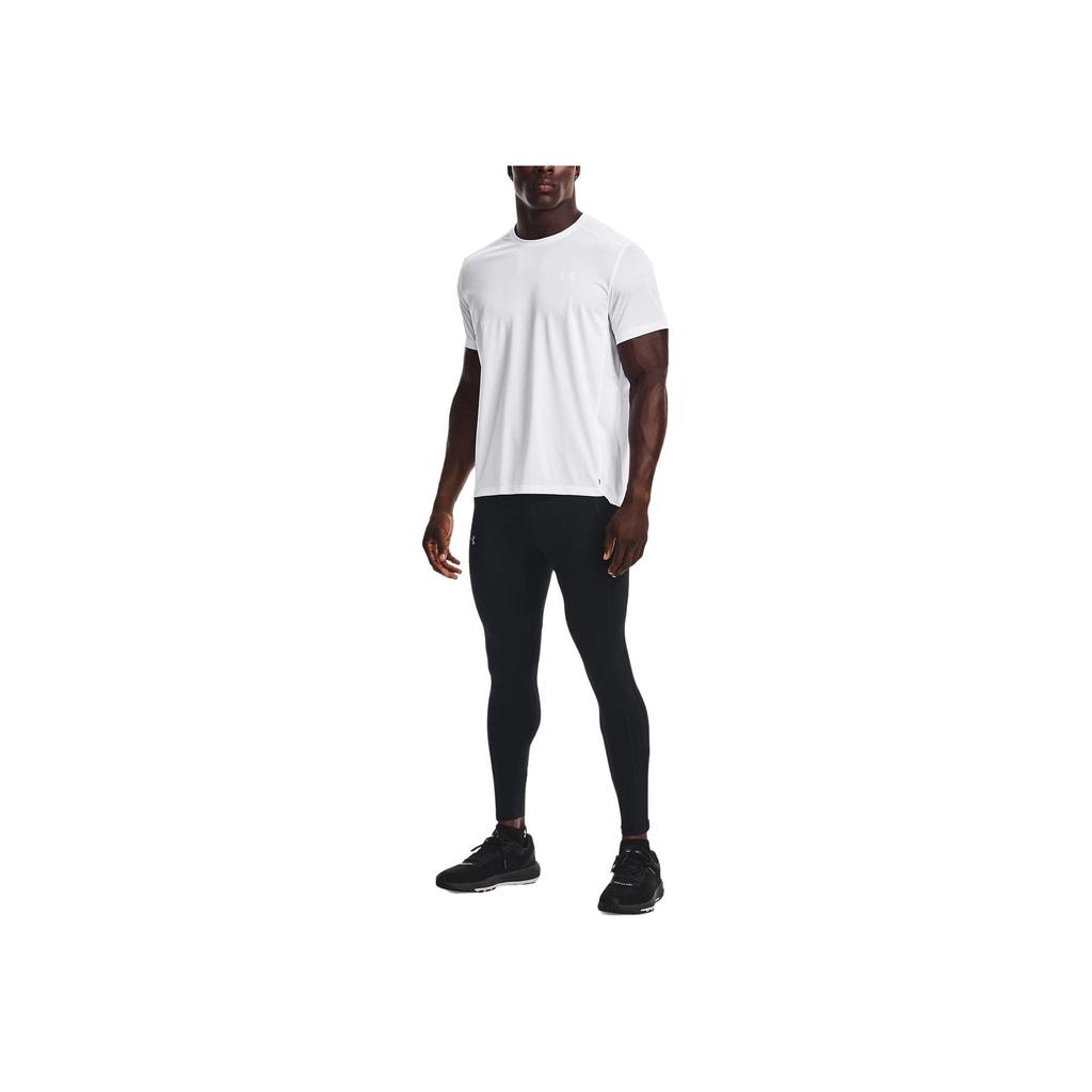 Under Armour UA Speed ​​Stride 2.0 Solid Crew Neck Футболка с коротким рукавом Мужские топы Белые 1369743-100