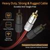 RCA на оголенный провод Динамик 1 упаковка OFC 14AWG RCA Jack Штекер Адаптер Разъем RCA Кабель на оголенный провод Конец Аудиокабель Кабель, 2 м / 6,56 фута