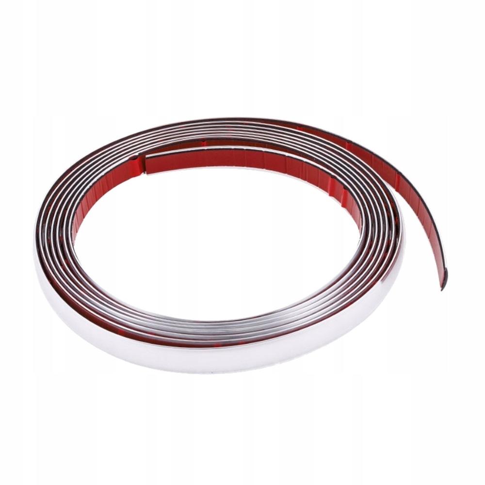 FLEXIBLE CHROME STRIPS 21mm CHROME STRIPS 2.1cm 5 meters long