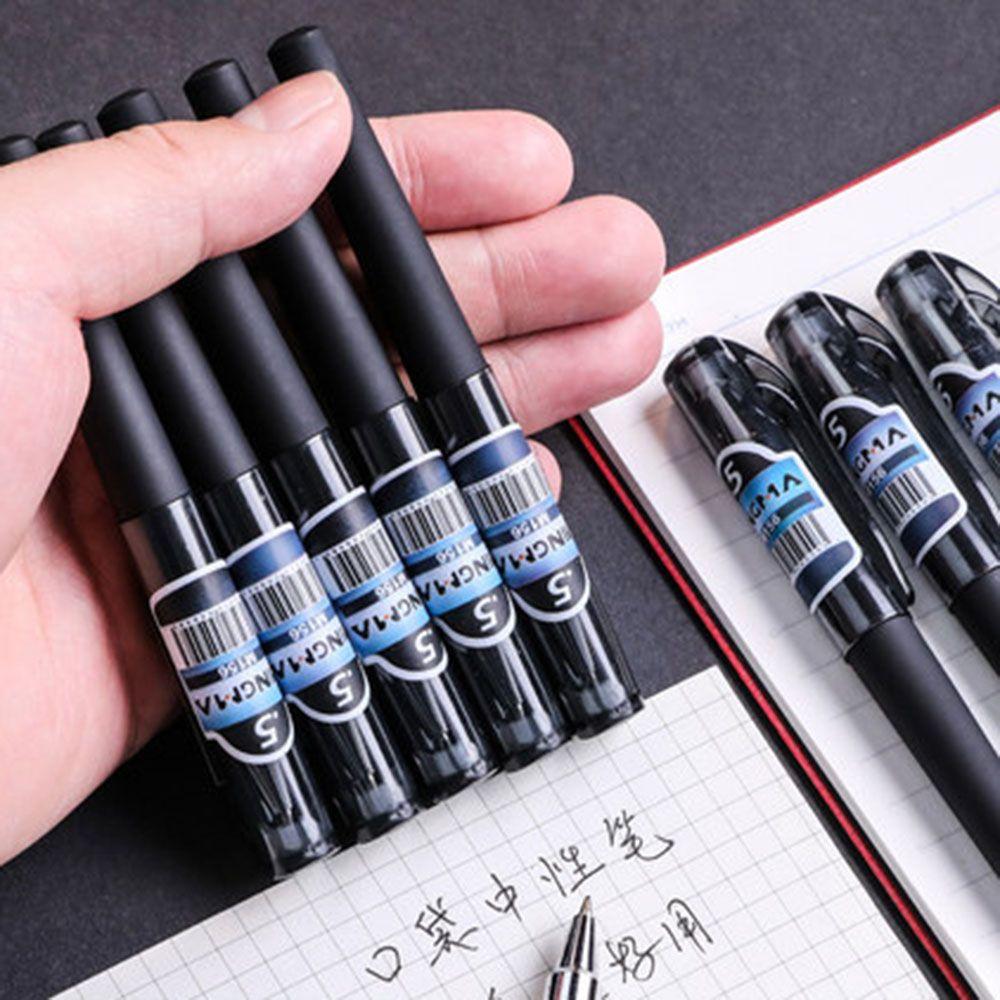 5PCS Large Capacity 0.5mm Portable Ultra Mini Pocket Pen Gel Pen