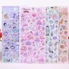 1 Pcs Jelly Candy Color Scrapbook Journal 3D Sticker Cute Animal Bunny Ghost Penguin Stationery Sticker DIY Decor Sticker