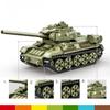 604PCS T-34-85 Tank WW Military Series Building Blocks Small Particle Boy Educational Toys Childrens Birthday Toy Gift 4514
