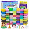 Air Dry Clay 56 Colors, Modeling Clay for Kids, DIY Model Magic Clay, Molding Clay Kit with Sculpting Tools, Non-Sticky Soft and Super Light, Arts