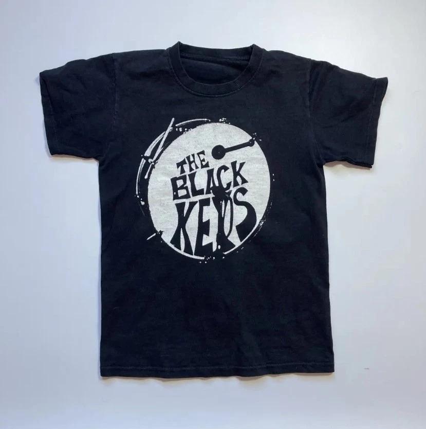 Винтажная футболка The Black Keys 2004 Tour Rock Band Переиздание Подарок для фанатов Размер S-4XL Высококачественная Роскошная Подходит и для мужчин, и для женщин Топ Y2k