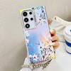 Посеребренный браслет с жемчужным цветком Чехол для телефона для Samsung A16/S25U