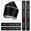 FBK3   4Pcs Carbon Fiber Car Sticker Strip Auto Door Threshold for Mercedes benz W211 W203 W204 W210 W124 W202 CLA W212 W220 W205