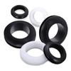 Черный/Белый Резиновый Уплотнитель Двусторонний Защитный Выходное Отверстие для Кабеля Проволочное Уплотнительное Кольцо 3~80мм Для Защиты Проволочного Кабеля Аппаратные Инструменты