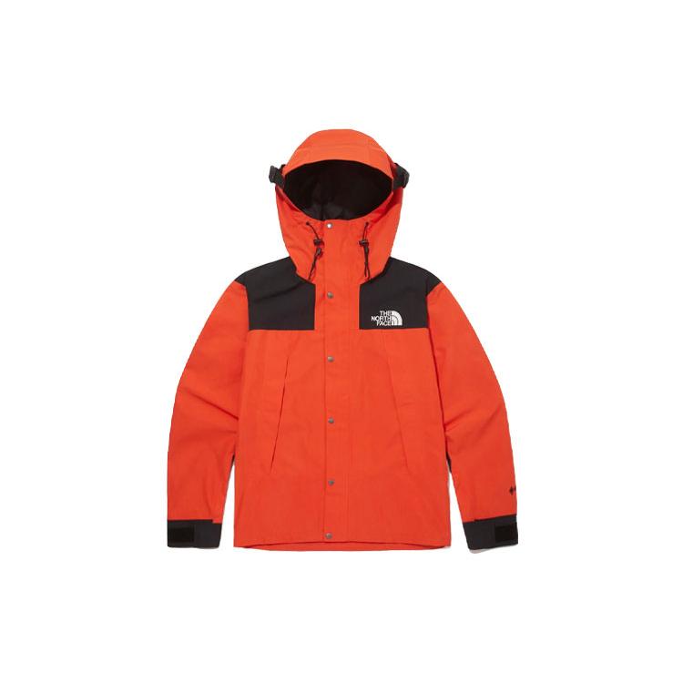 THE NORTH FACE 1990 Outdoor Hiking Waterproof, Windproof, Breathable, And Thermal Windbreaker Jacket Unisex Orange NJ2GM50D