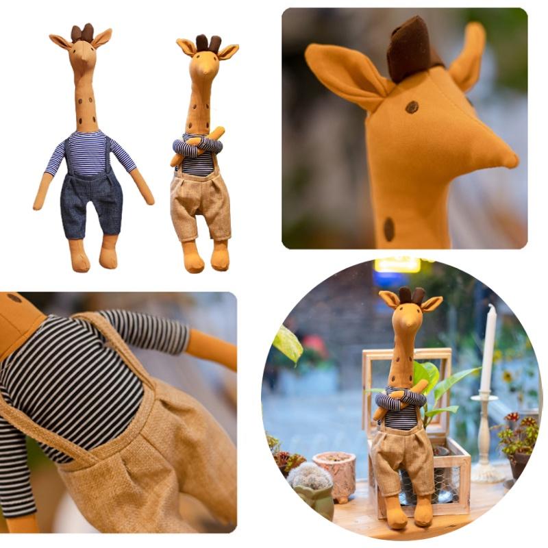 Очаровательная плюшевая игрушка жираф Идеальный подарок на день рождения ребенка