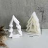 Cute Christmas Tree Candlestick Silicone Molds DIY Crafts Plaster Mold Table Ornament Mould Tealight Candle Holder Mold