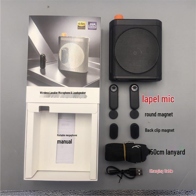 Беспроводной петличный микрофон Little Bee с 4-м поколением ИИ с защитой от обратной связи для учителей, экскурсоводов и тренеров