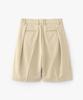 COFWI Cleve Multi-Tuck Shorts Beige