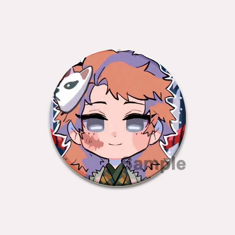 32/44/58 мм мультяшные броши ручной работы «Убийца демонов» Камадо Тандзиро/Хашибира Иносукэ, булавка Кочоу Синобу/Камадо Незуко Цуюри Канао, значок