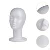 Foam Head Model Hairpieces Display Holder Hat Stand Wig for Mall