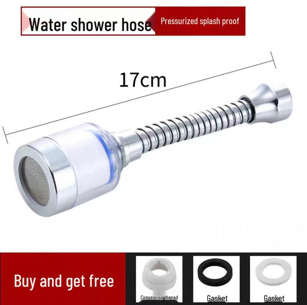 Six-Layer Faucet & Shower Head Water Filter - Universal Nozzle for Anti-Splash & Purification.