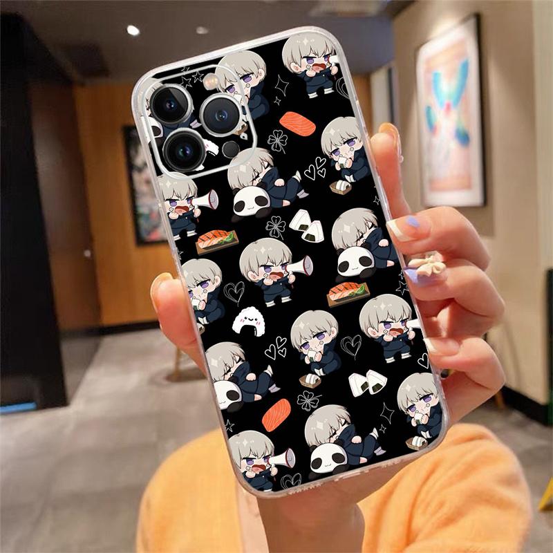 Toge Inumaki Anime Phone Case For iPhone 17 Pro Max Air 16 15 14 13 Pro Max 15 16 Pro 15Plus 16E Silicone Cover