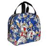 Hedgehoggs Shadows Cartoon Insulated Lunch Bag for Women Waterproof Japanese Game Thermal Cooler Bento Box School
