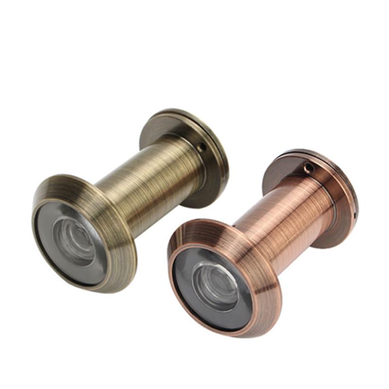 200-градусный широкий угол обзора глазок для безопасности дверной глазок 14 мм отверстие скрытый глазок регулируемая стеклянная линза аппаратные инструменты