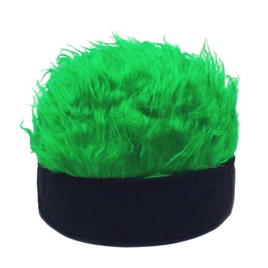 Новинка, козырек из искусственных волос для мужчин, регулируемая шляпа с шипами для парика с острыми короткими волосами, уличная хип-хоп-шляпа для фестивалей, вечеринок