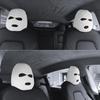 Забавный чехол для подголовника автомобильного сиденья с 3 отверстиями, полный чехол для автомобиля для украшения на Хэллоуин, Рождество