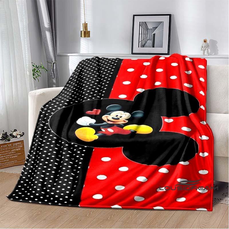 The Mickey Mouse cartoon blanket is fluffy and soft suitable for children and adults and perfect for home travel camping an
