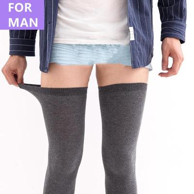 Мужские носки до бедра, длинные носки выше колена, мужские чулки до бедра