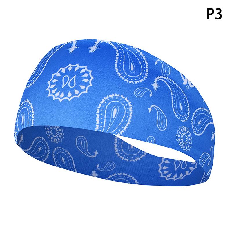 Sports Hair Bands Elastic Yoga Hairbands Absorbing Sweat Headband Women Men Running Fitness Turban Outdoor Gym Head Wrap Bandana