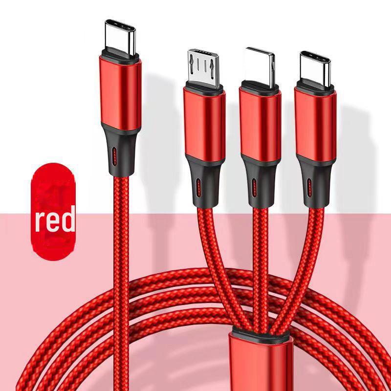 Кабель USB-C — 3-в-1 PD для быстрой зарядки мобильных устройств