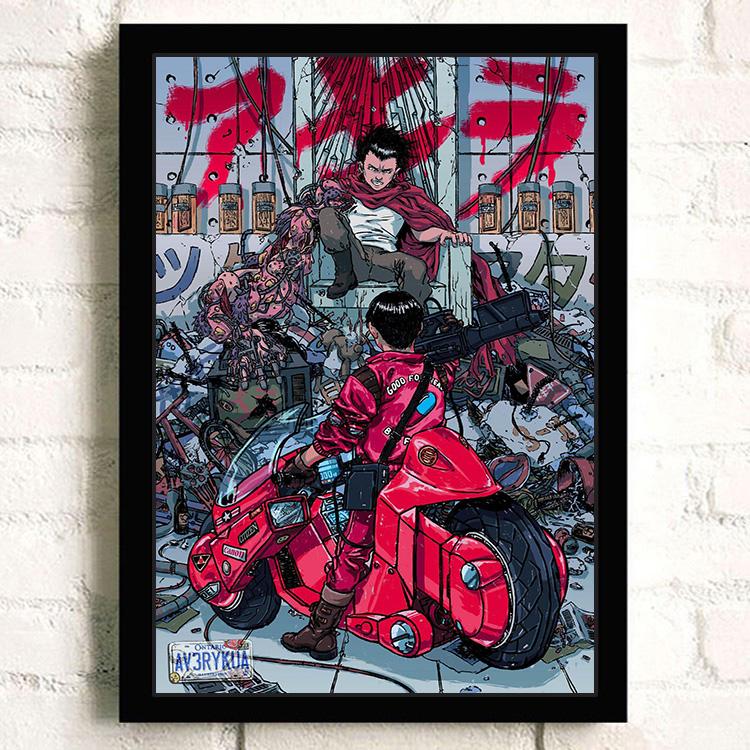 Japanese Anime AKIRA Poster and Print Room Decor Cartoon Character Picture Wall Art Canvas Painting Living Room Decor