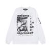 ERD Sad Rich Kid Graphic Long Sleeve T-Shirt Men American Style Casual Top
