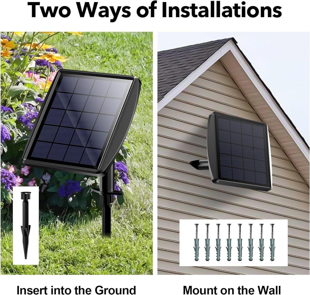 NFESOLAR Solar Garden Warm White Automatic IP66 Garden Landscape Sign Solar Walkway Light, Spotlight, LED, Outdoor, Separate, On/Off, Waterproof,