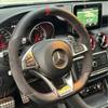 Индивидуальная накладка на руль из натуральной алькантары для Mercedes Benz W176 W246 W205 C117 R231 R172 AMG C43 Оплетка на руль