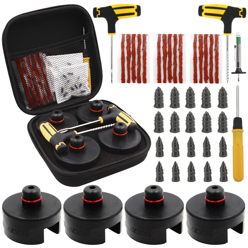 Rubber Lifting Jack Pad Axle Stand Adapter Pucks Tool Chassis For Tesla Model 3 S X Y Car Tire Repair Kit With Electric Pump
