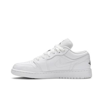 Air 1 Low GS Белые Черные Ретро Кроссовки 553560-101