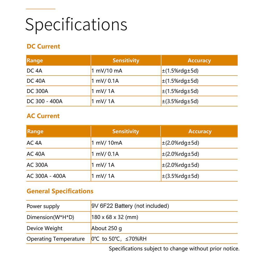 OWON CP024 4A-400A Пробник Комплект пробников для осциллографа Осциллограф Зонд для осциллографа
