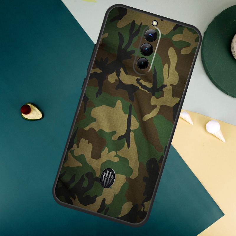 Армейский Военный Камуфляж Для ZTE Nubia Red Magic 10 Air 8 9 8S 9S 10S Pro Plus 7 6S 7S Pro Red Magic 11 Pro Plus Чехол