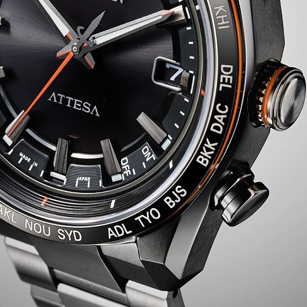 Citizen CB0286-61E ( Watch ATTESA Solar-powered Eco-Drive Radio-controlled ACT Line Black Titanium Series)