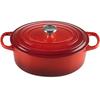 Cast Iron Roaster Le Creuset Signature Oval 27 Cm Cherry Red 4.1 L (21178270602430)