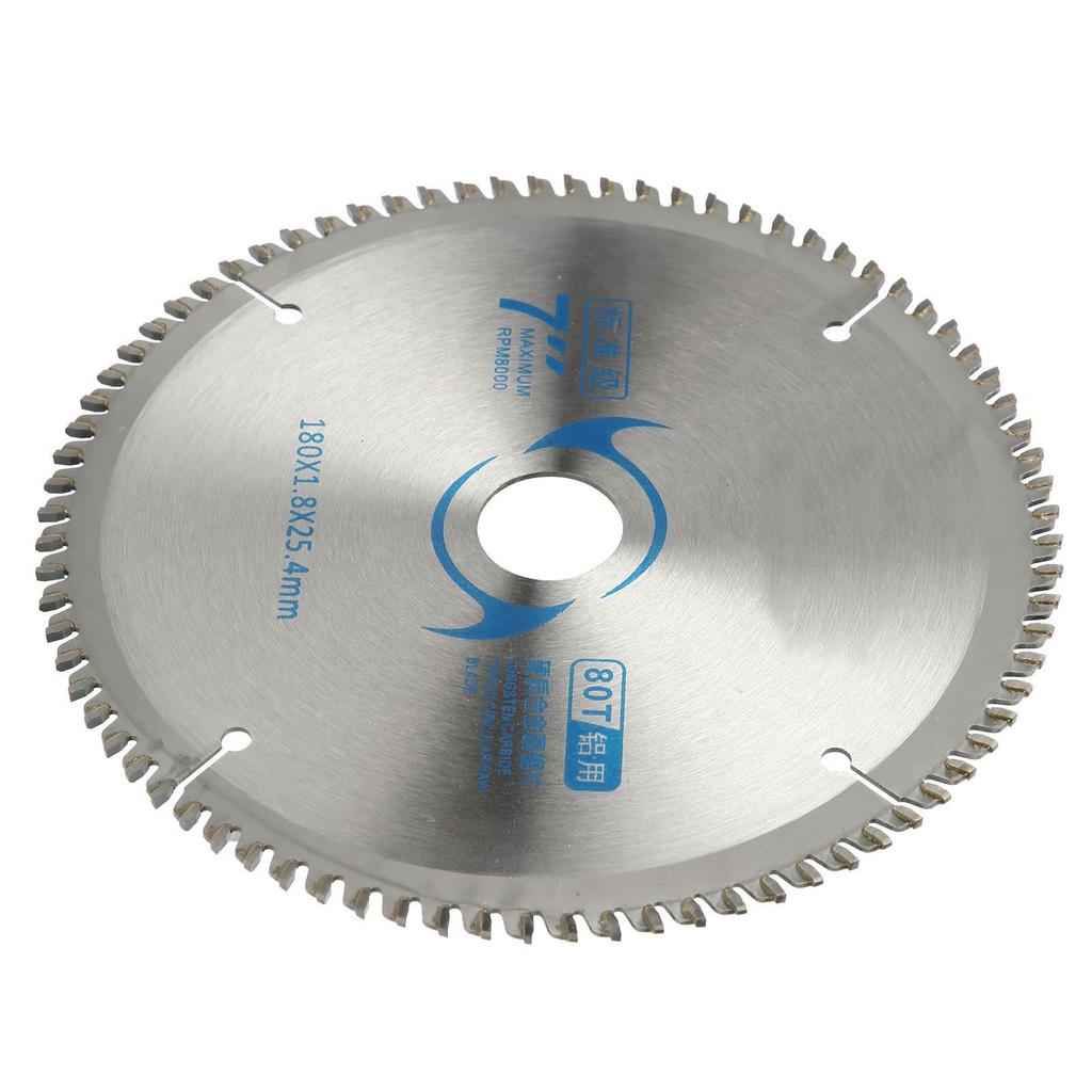 7Inches Saw Cutting Blade Circular Cutting Discs Hard Alloy Wood Cutter 80 Teeth